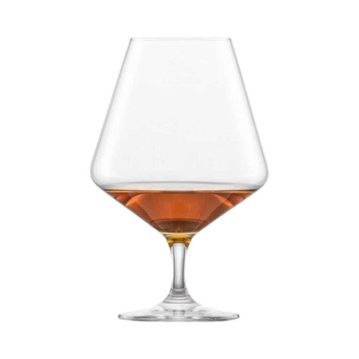 SC Hospitality Belfesta cognac glass made of clear Tritan crystal with a geometric bowl design.