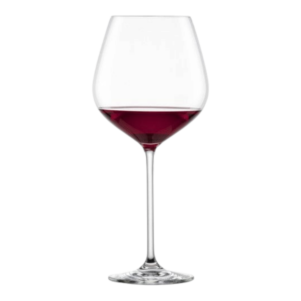 SC Hospitality Fortissimo burgundy wine glass made of Tritan crystal with a long stem and 740ml capacity.