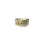 SC Hospitality Steelite Craft green ceramic ramekin with rustic hand-applied glaze and brown rim detail