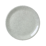 SC Hospitality Steelite Ink Crackle grey coupe plate with a distinctive textured glaze finish