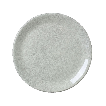 SC Hospitality Steelite Ink Crackle grey coupe plate with a distinctive textured glaze finish