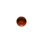 SC Hospitality Marrakesh 10cm stoneware dip bowl in cannelle brown with a glossy interior and textured rim
