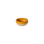 SC Hospitality Marrakesh 10cm stoneware dip bowl in cumin yellow with a glossy interior and matte textured exterior.