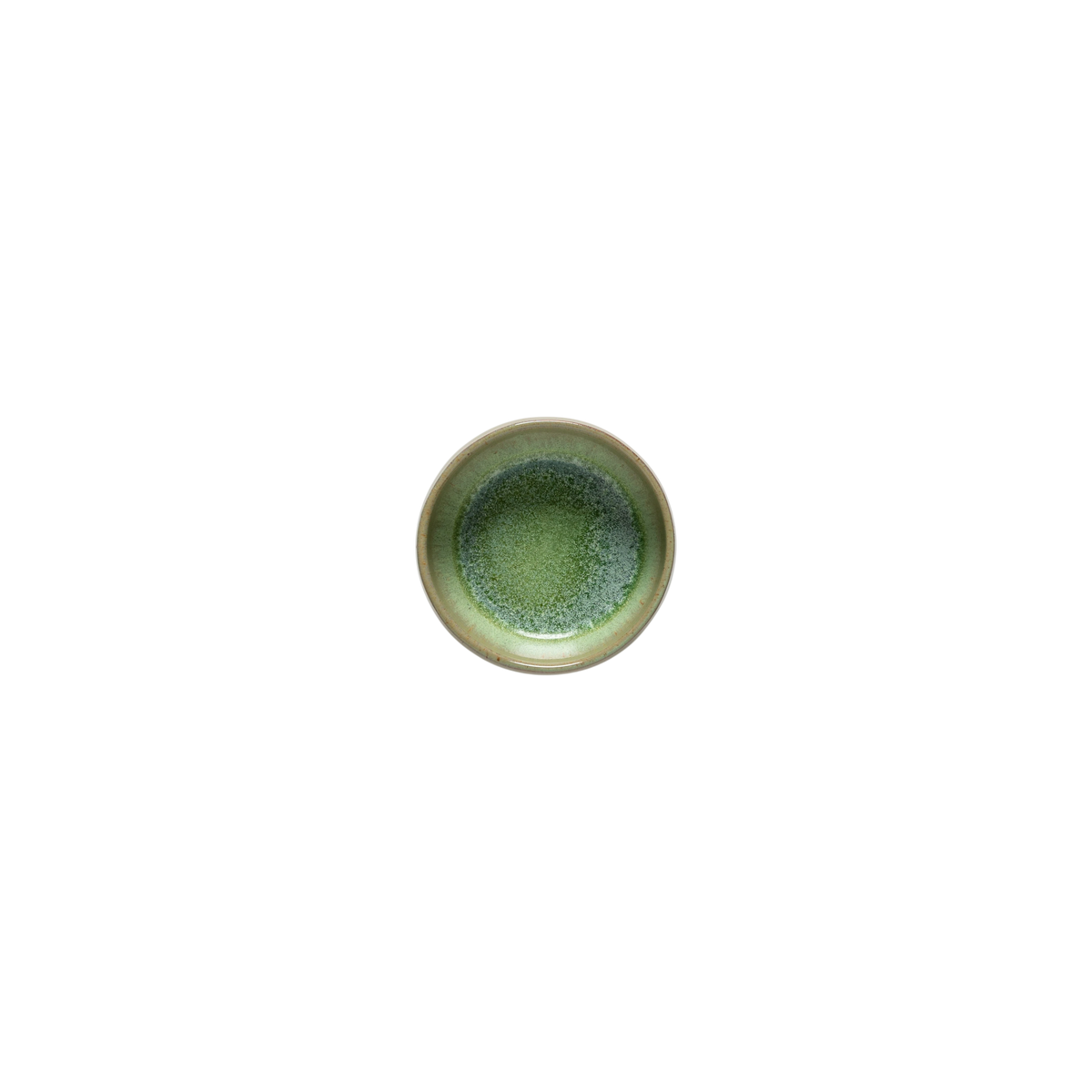 SC Hospitality Marrakesh 10cm eucalyptus stoneware dip bowl with glossy green interior and textured matte rim