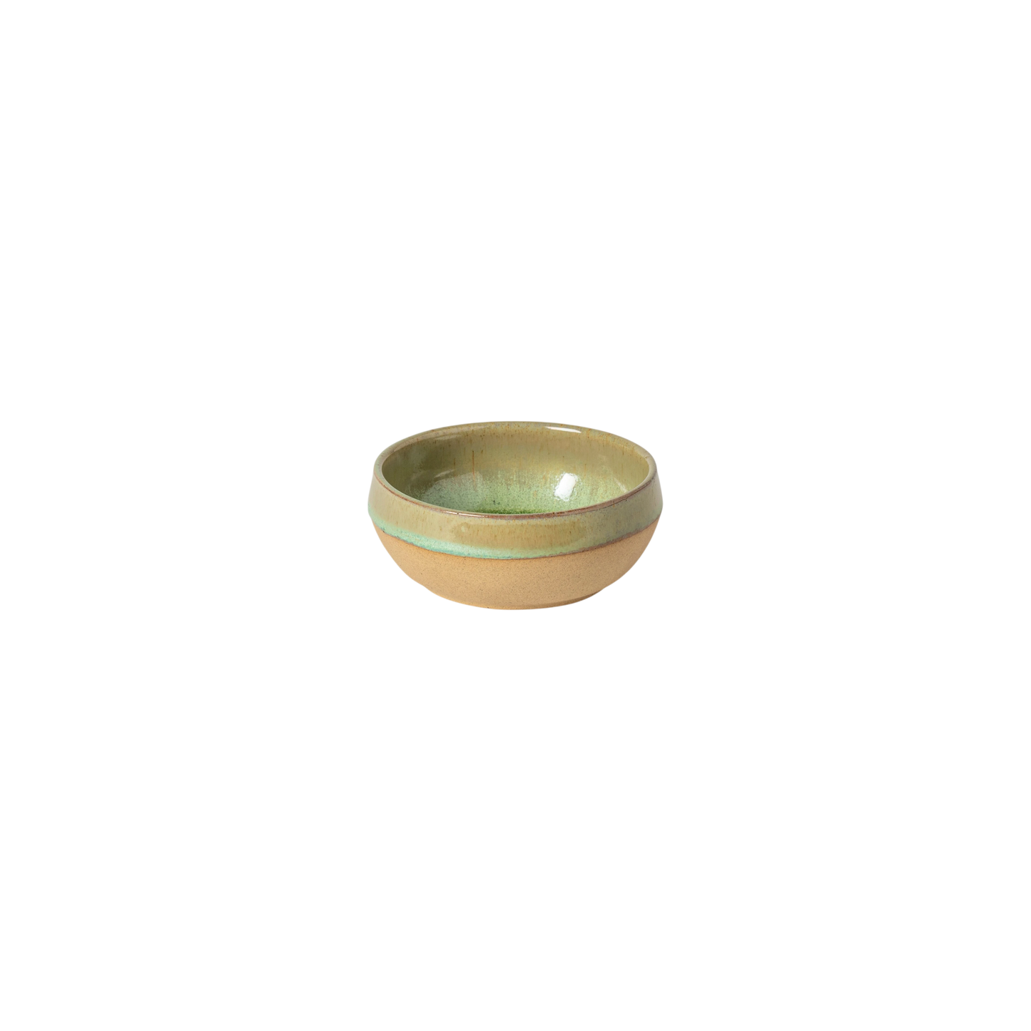 SC Hospitality Marrakesh 10cm eucalyptus stoneware dip bowl with glossy green interior and matte textured exterior