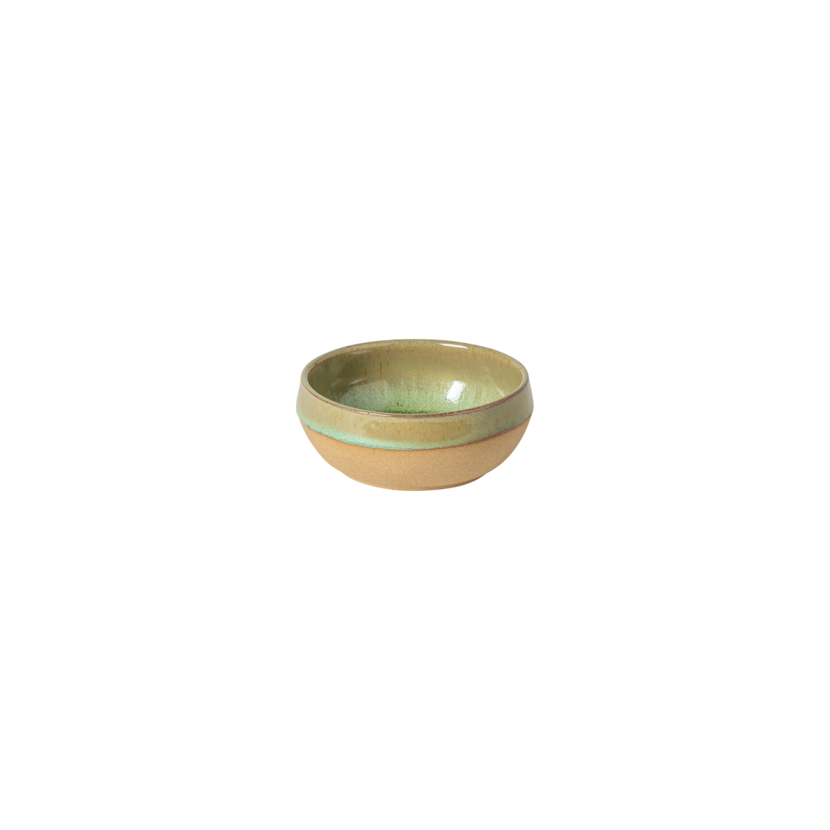SC Hospitality Marrakesh 10cm eucalyptus stoneware dip bowl with glossy green interior and matte textured exterior