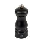 SC Hospitality Peugeot Clermont 14cm pepper mill in a smooth black lacquer finish with a metallic top knob