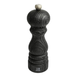 SC Hospitality Peugeot Paris Raw 18cm salt mill in black matte beechwood with a textured organic finish