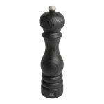SC Hospitality Peugeot Paris Raw 22cm salt mill in black matte beechwood with a metallic top adjustment knob