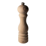 SC Hospitality Peugeot Paris Raw 22cm salt mill in natural beechwood with a matte finish and metallic top knob