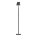 SC Hospitality Poldina Pro cordless floor lamp in dark grey with a tall 120cm frame and minimalist design.