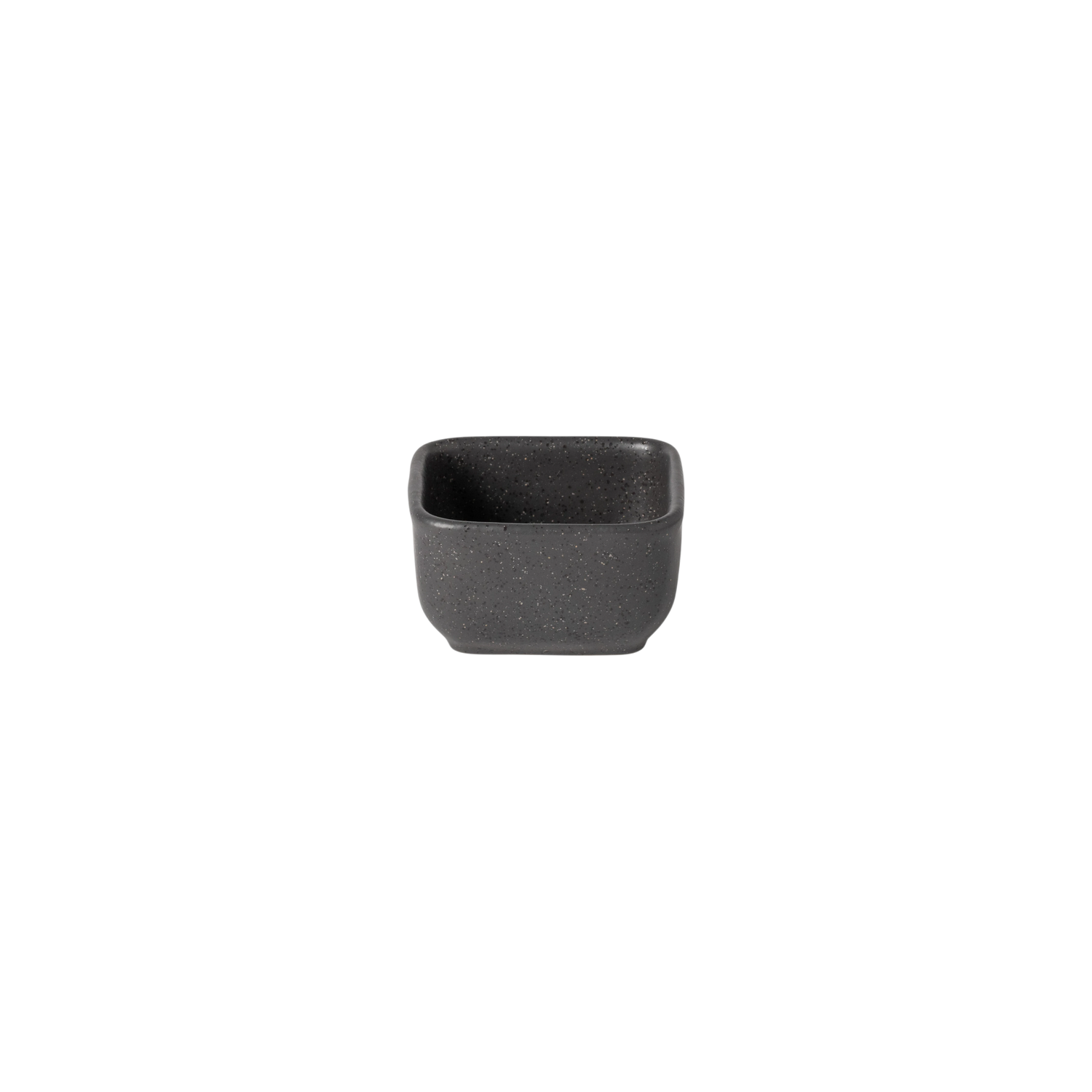 SC Hospitality Roda square stoneware bowl in charcoal ardosia with a matte, textured finish and 9cm size.