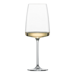SC Hospitality Sensa fruity and delicate crystal wine glass with a sleek, modern bowl shape.