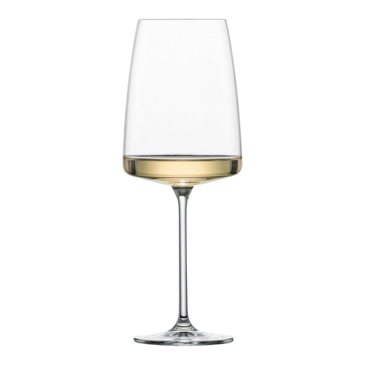 SC Hospitality Sensa fruity and delicate crystal wine glass with a sleek, modern bowl shape.