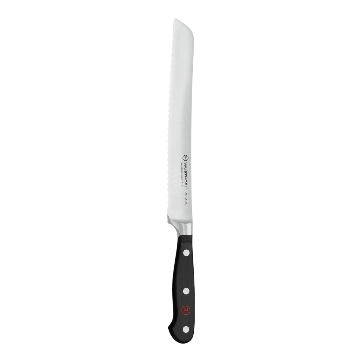 SC Hospitality WÜSTHOF Classic 20cm serrated bread knife with high-carbon stainless steel blade and triple-riveted handle