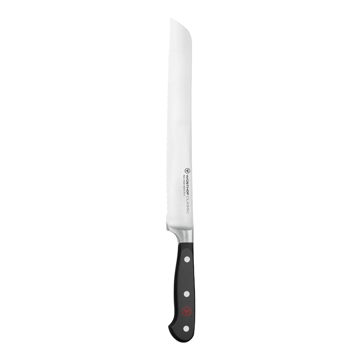 SC Hospitality WÜSTHOF Classic 23cm serrated bread knife with high-carbon stainless steel blade and riveted handle