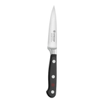 SC Hospitality WÜSTHOF Classic 9cm paring knife with high-carbon stainless steel blade and triple-riveted black handle.