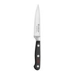 SC Hospitality WÜSTHOF Classic 10cm paring knife with a stainless steel blade and black triple-riveted handle.