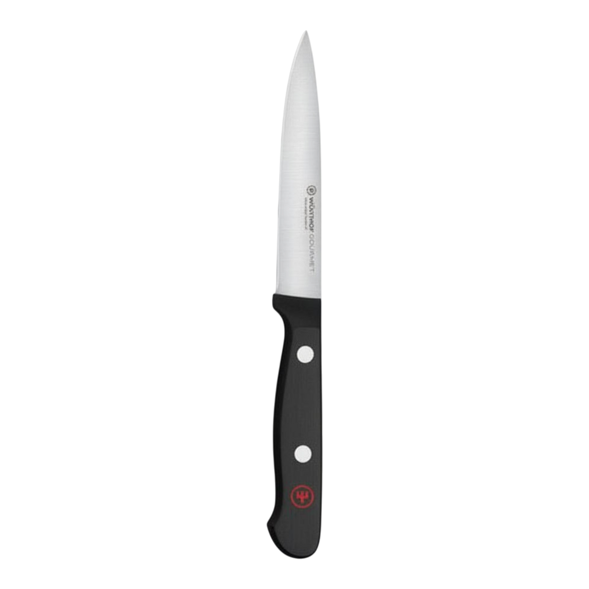 SC Hospitality WÜSTHOF Gourmet 10cm utility knife with high-carbon stainless steel blade and triple-riveted handle.