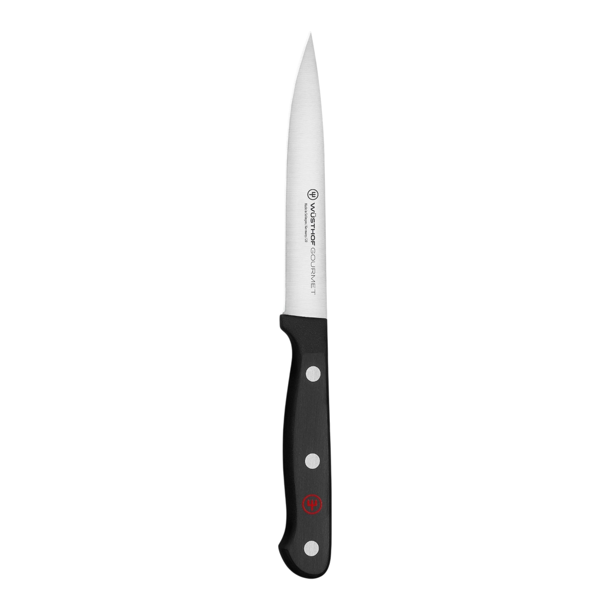 SC Hospitality WÜSTHOF Gourmet 12cm utility knife with a high-carbon stainless steel blade and triple-riveted handle.