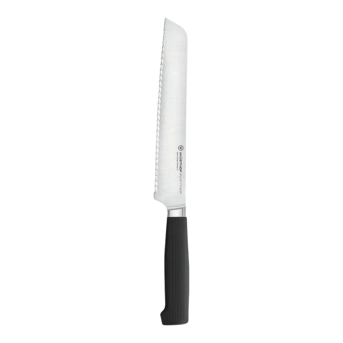 SC Hospitality WÜSTHOF Partner 20cm serrated bread knife with stainless steel blade and ergonomic black handle
