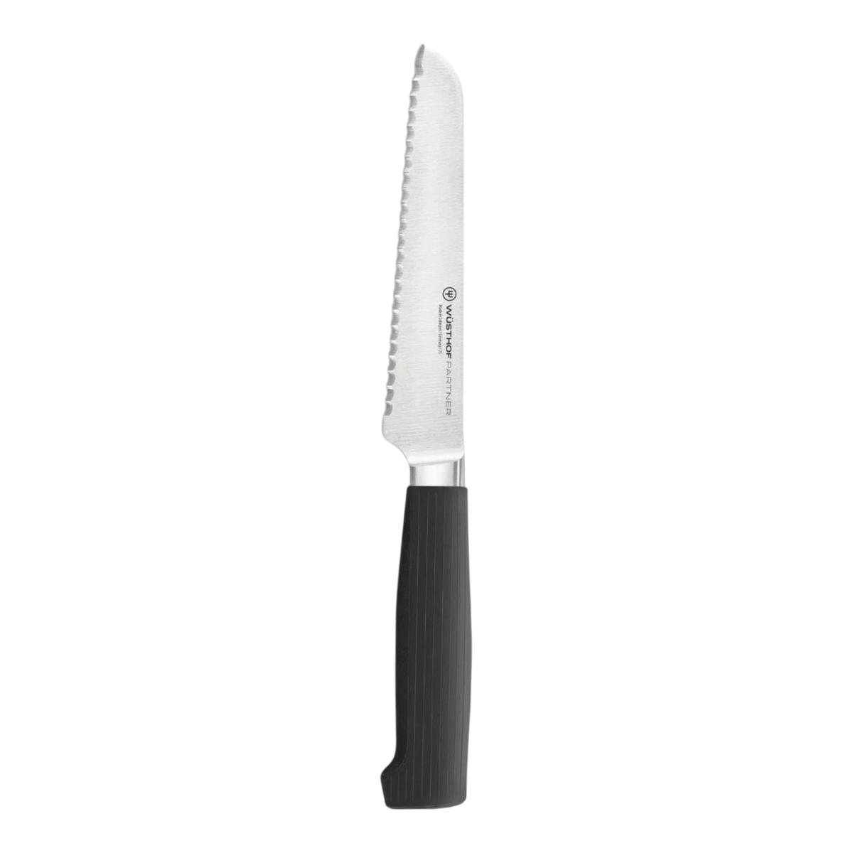 SC Hospitality WÜSTHOF Partner 14cm serrated utility knife with stainless steel blade and black ergonomic handle