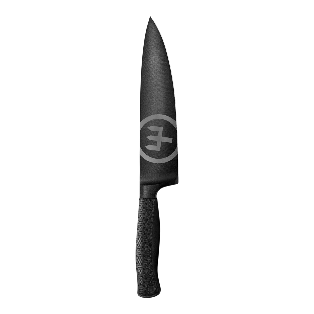 SC Hospitality WÜSTHOF Performer 20cm cooks knife with matte-black DLC coated blade and textured hexagon power grip