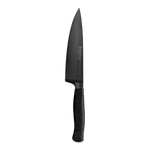 SC Hospitality WÜSTHOF Performer 16cm cooks knife with a black DLC coated blade and textured hexagon power grip handle.