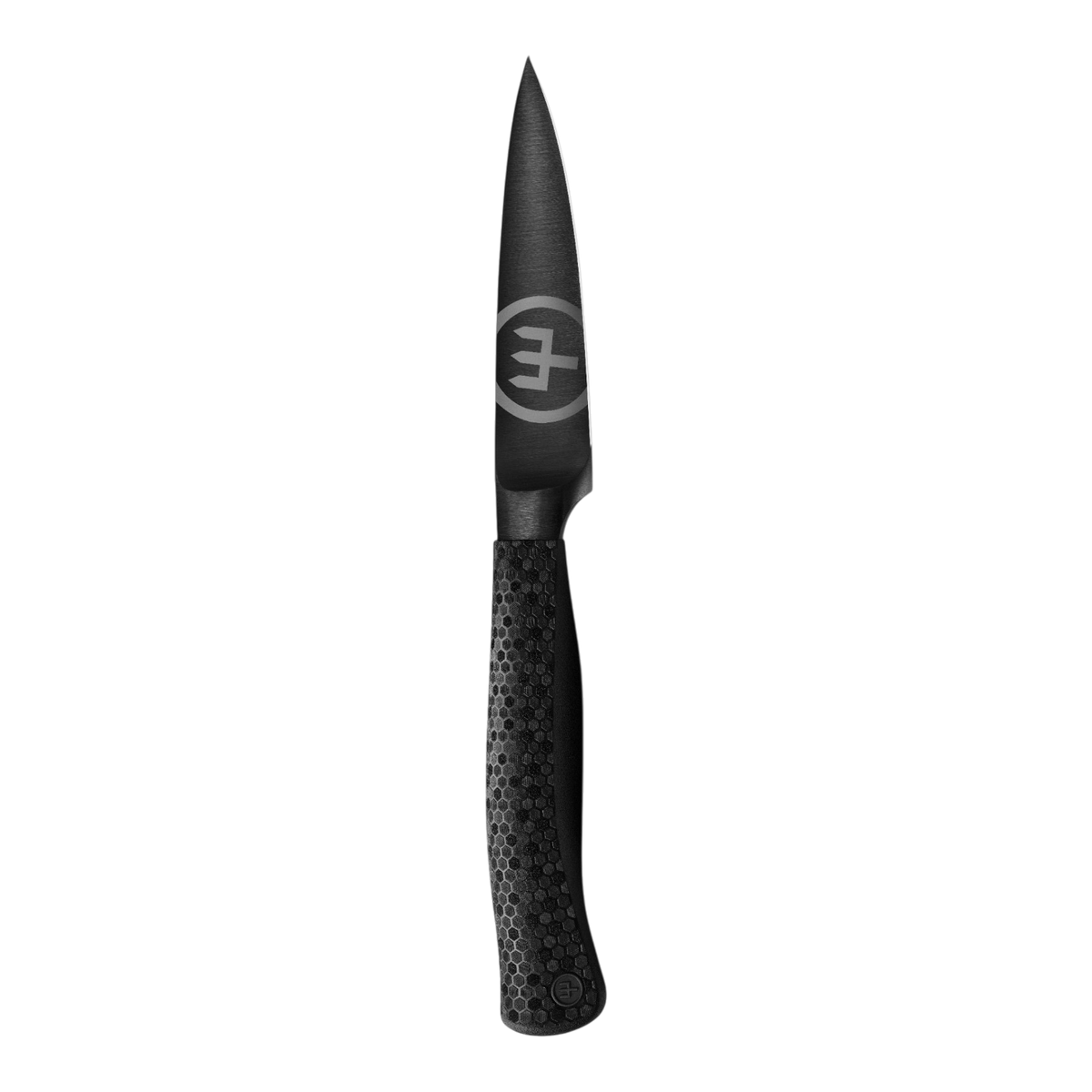 SC Hospitality WÜSTHOF Performer 9cm paring knife with a matte-black DLC coated blade and textured hexagon grip handle.