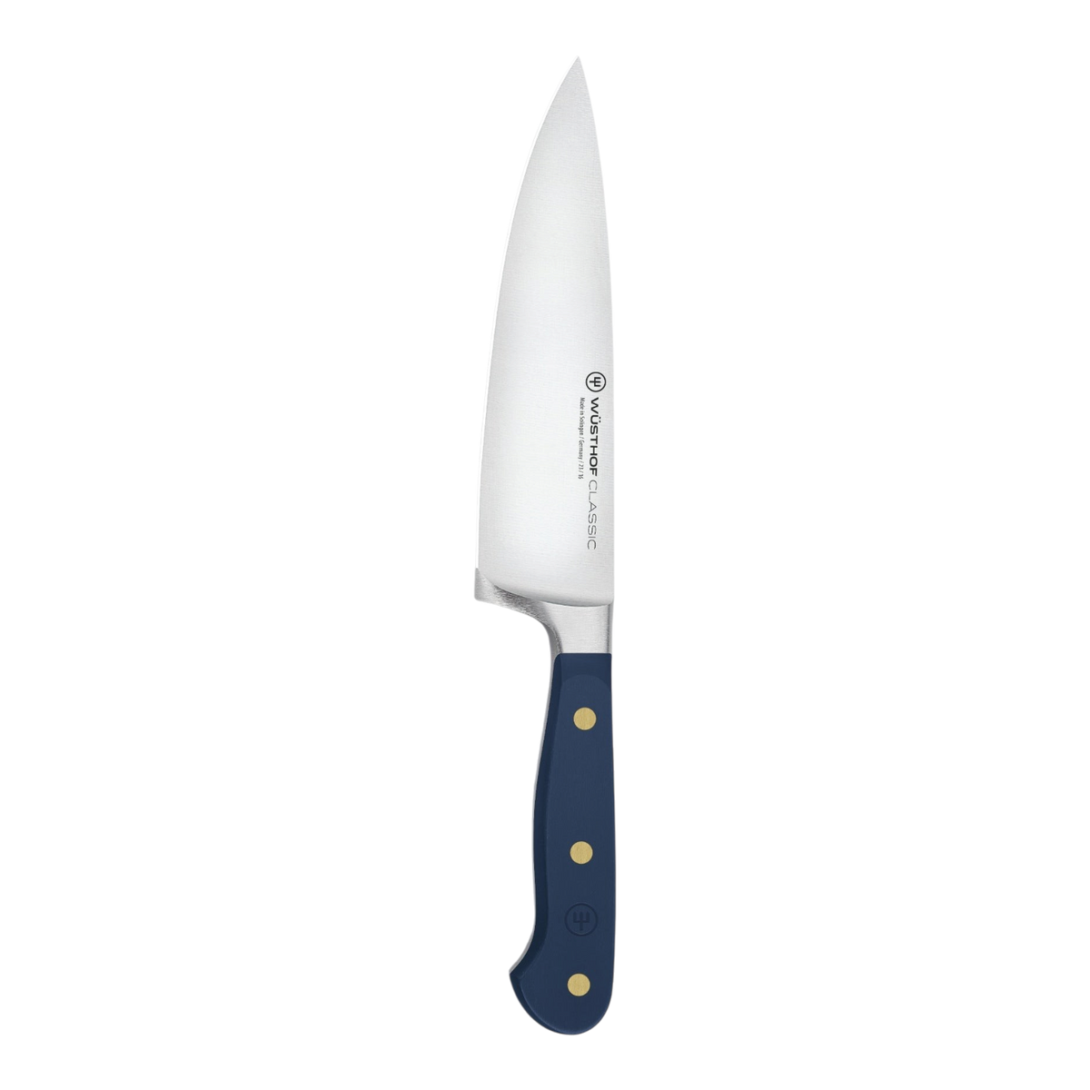 SC Hospitality Wüsthof 16cm cooks knife with a stainless steel blade and ergonomic wild blueberry synthetic handle.