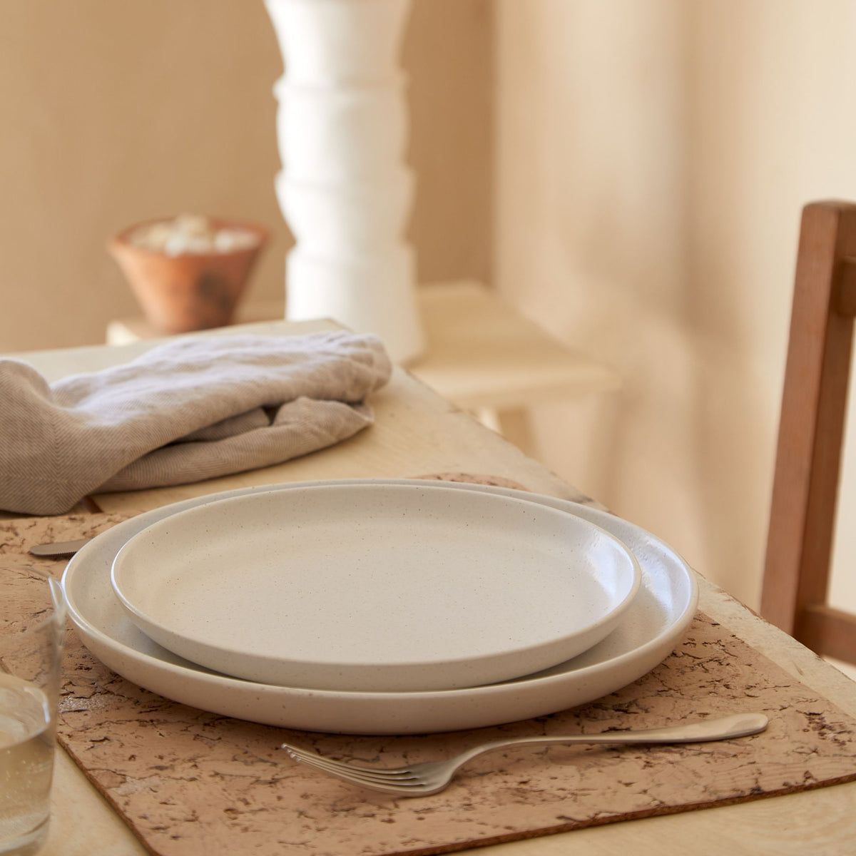 Pacifica Plate 20cm - Vanilla
