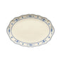 Vila Oval Platter 40cm - Beige/Blue