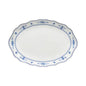 Vila Oval Platter 40cm - White/Blue
