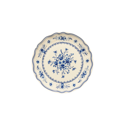 Vila Salad Plate 21cm - Beige/Blue