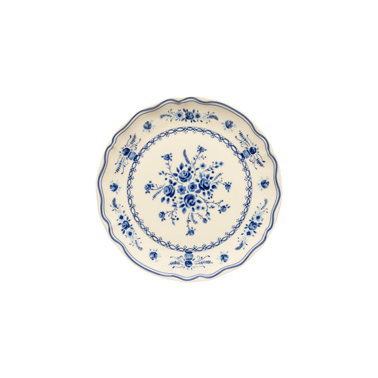 Vila Salad Plate 21cm - Beige/Blue