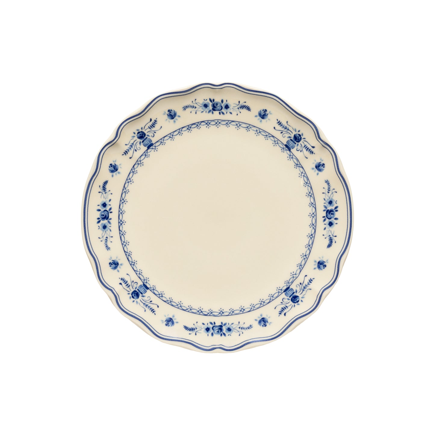 Vila Dinner Plate 27cm - Beige/Blue