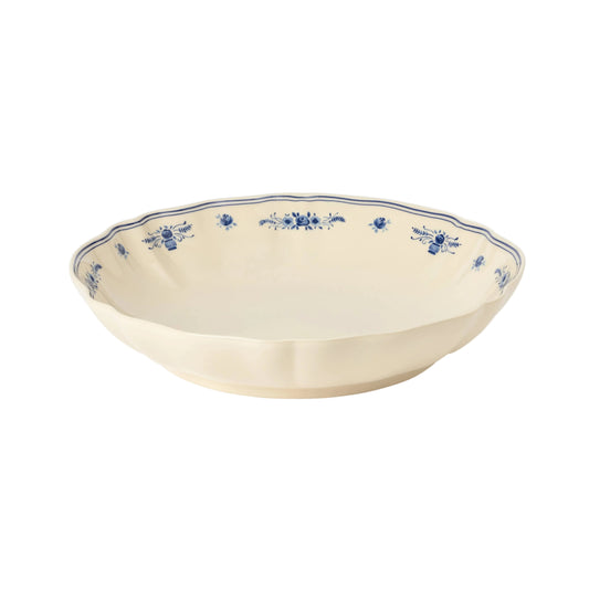 Vila Serving Bowl 34cm - Beige/Blue